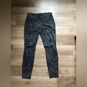 Theory jodhpurs in abstract reptile print